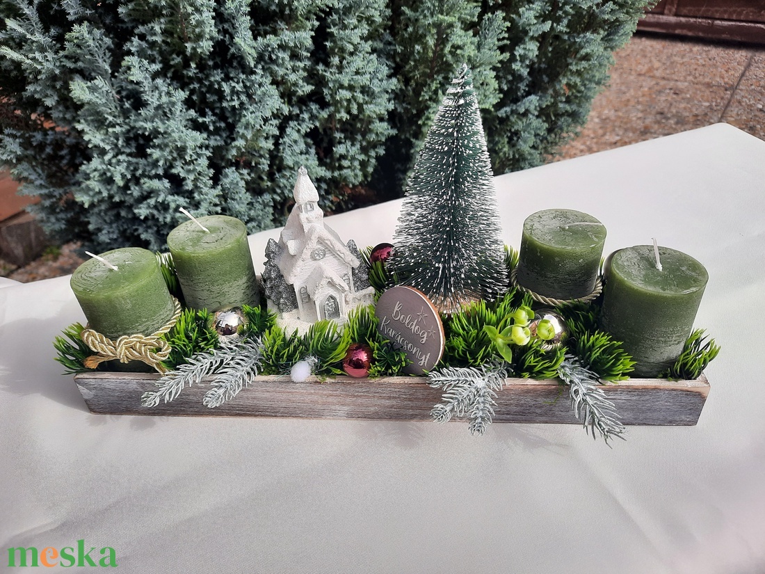 Adventi asztaldísz - karácsony - adventi díszek - adventi koszorú - Meska.hu Adventi asztaldísz - karácsony - adventi díszek - adventi koszorú - Meska.hu