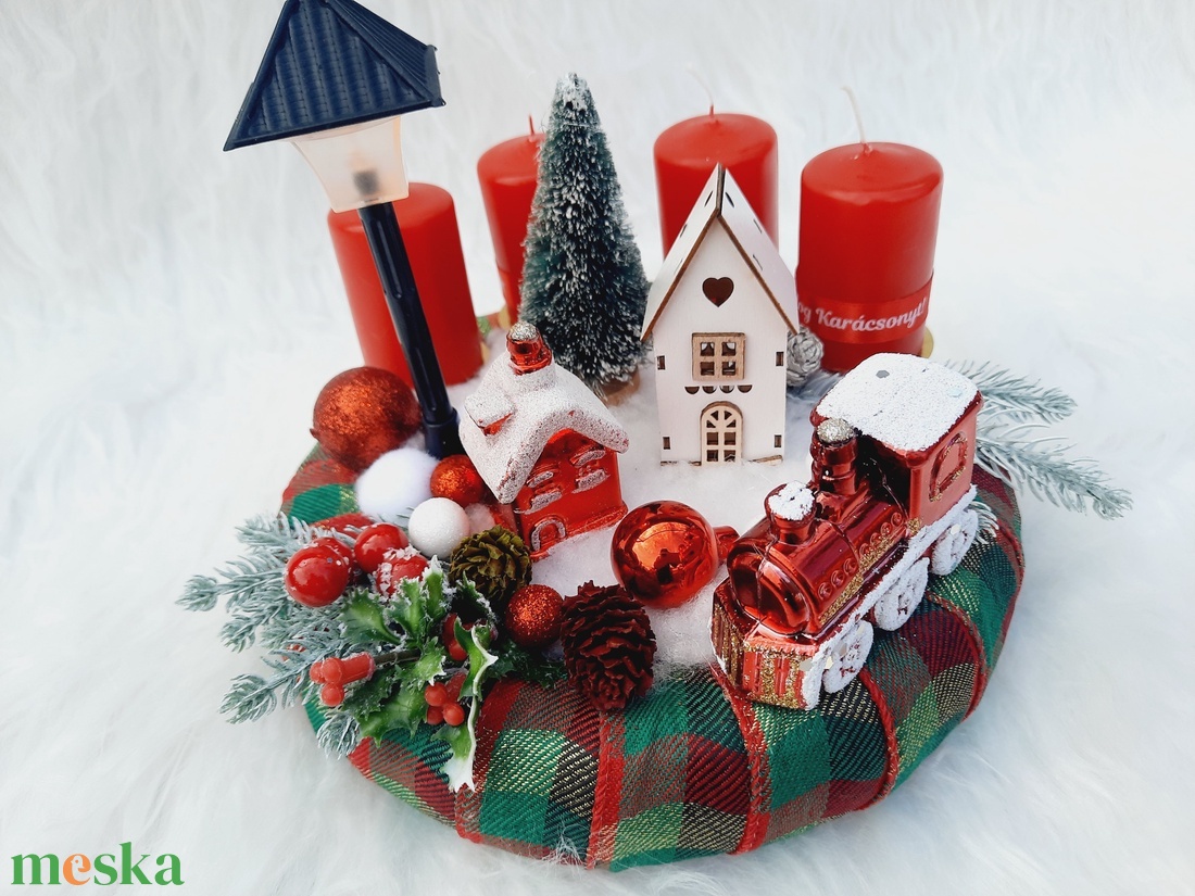 Adventi koszorú  - karácsony - karácsonyi lakásdekoráció - ünnepi asztaldekoráció - Meska.hu Adventi koszorú  - karácsony - karácsonyi lakásdekoráció - ünnepi asztaldekoráció - Meska.hu