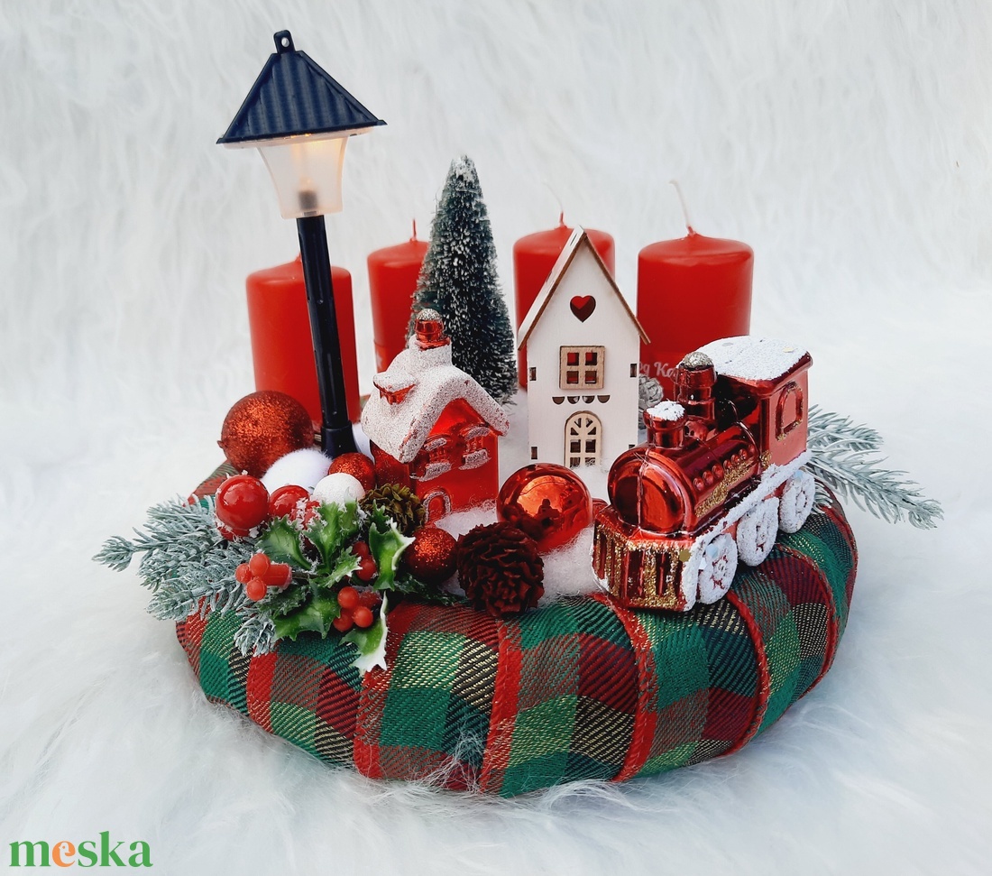 Adventi koszorú  - karácsony - karácsonyi lakásdekoráció - ünnepi asztaldekoráció - Meska.hu Adventi koszorú  - karácsony - karácsonyi lakásdekoráció - ünnepi asztaldekoráció - Meska.hu