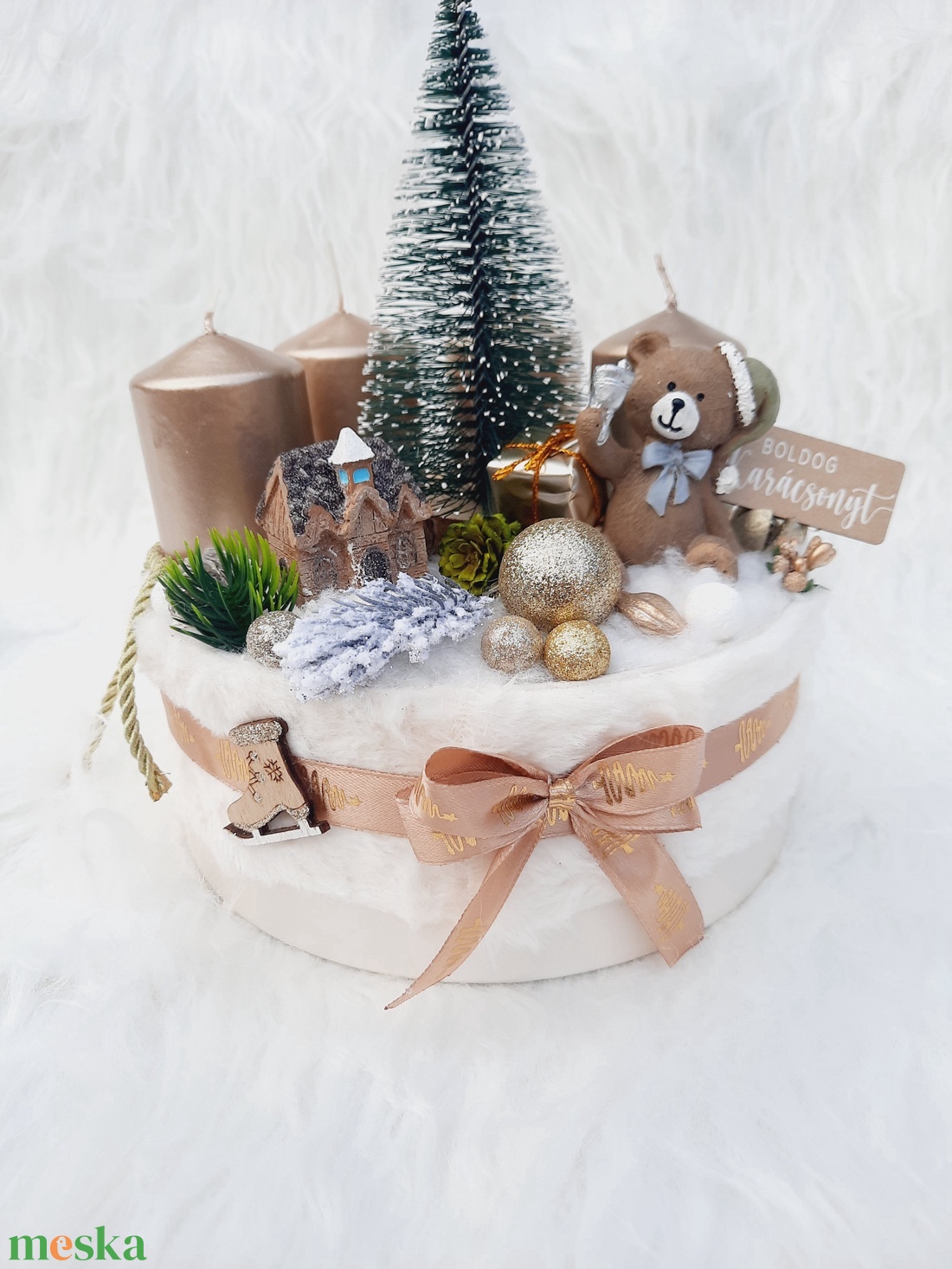 Macis adventi asztaldísz  - karácsony - karácsonyi lakásdekoráció - ünnepi asztaldekoráció - Meska.hu Macis adventi asztaldísz  - karácsony - karácsonyi lakásdekoráció - ünnepi asztaldekoráció - Meska.hu