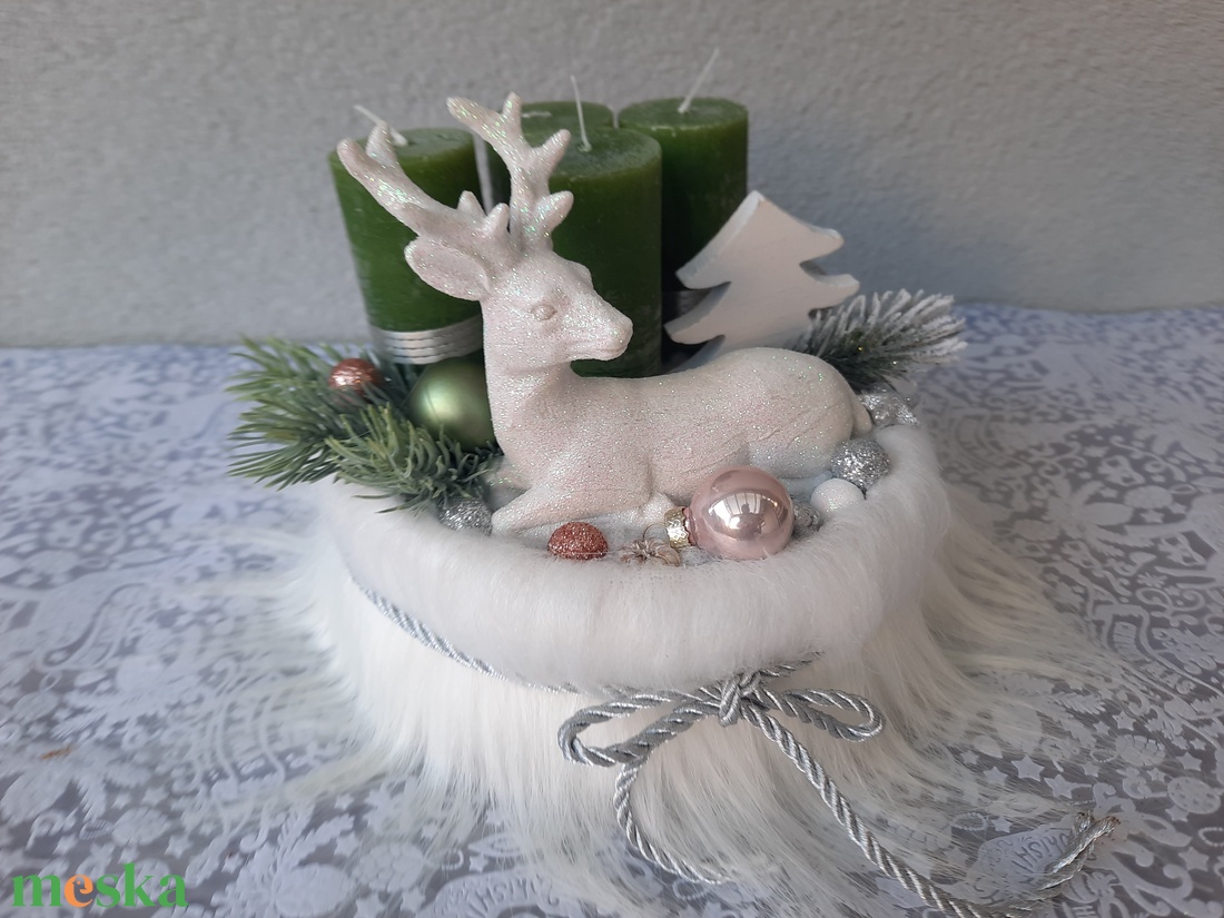 Szarvasos adventi koszorú  - karácsony - adventi díszek - adventi asztaldísz - Meska.hu Szarvasos adventi koszorú  - karácsony - adventi díszek - adventi asztaldísz - Meska.hu