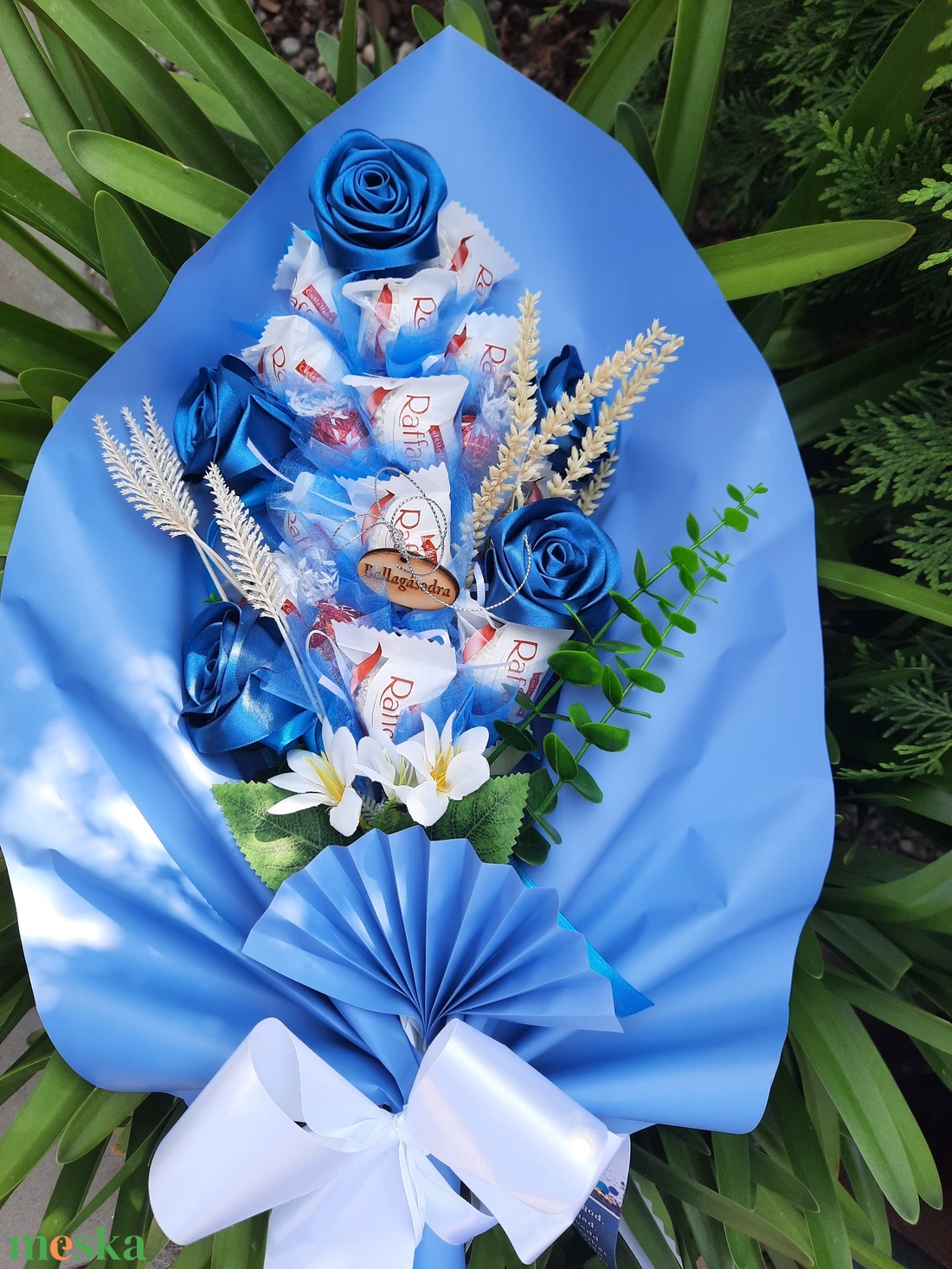 Csokicsokor  - otthon & életmód - vallás - temetkezési tárgy - sírcsokor, virág dekoráció - Meska.hu