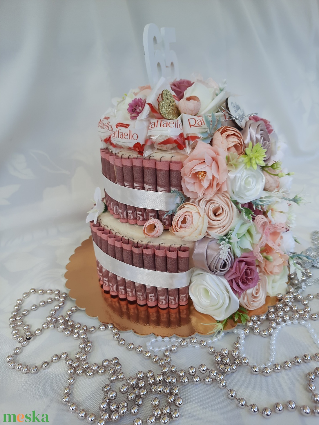 Pénztorta születésnapra! - otthon & életmód - papír, írószer - ajándékozás kellékei - papírtorta - Meska.hu