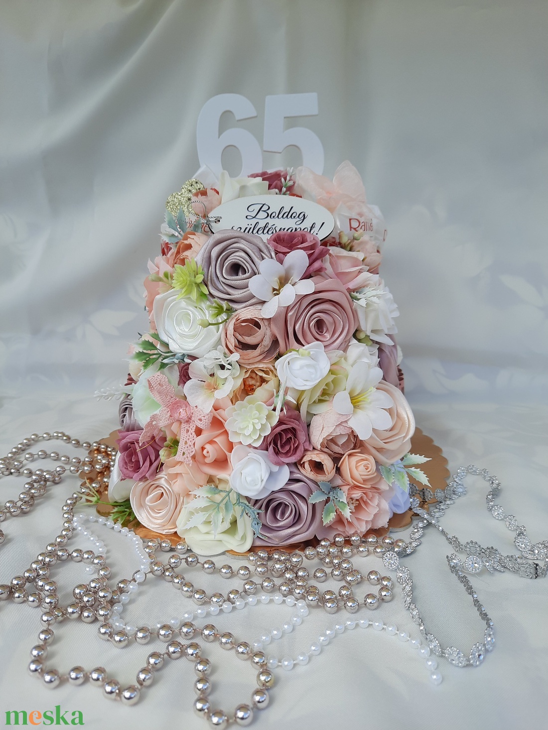 Pénztorta születésnapra! - otthon & életmód - papír, írószer - ajándékozás kellékei - papírtorta - Meska.hu