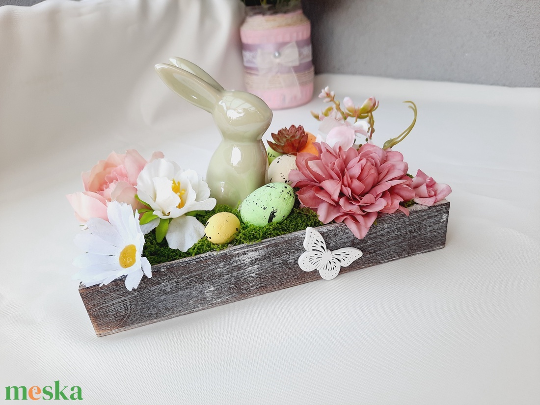 Húsvéti  asztaldísz  - otthon & életmód - dekoráció - asztal és polc dekoráció - asztaldísz - Meska.hu