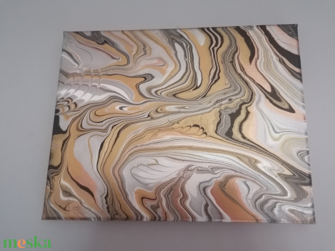 Egyedi Fluid art festmény absztrakt  - művészet - festmény - akril - Meska.hu