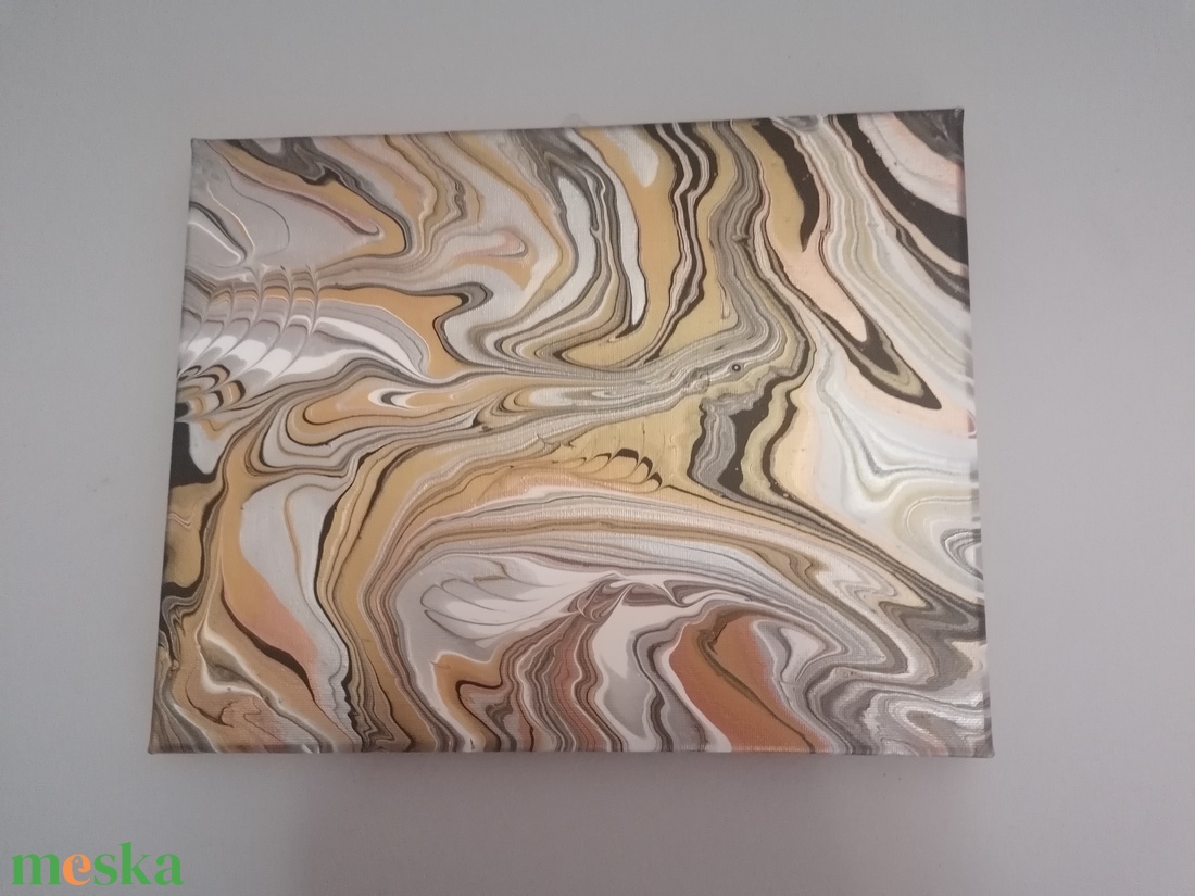 Egyedi Fluid art festmény absztrakt  - művészet - festmény - akril - Meska.hu