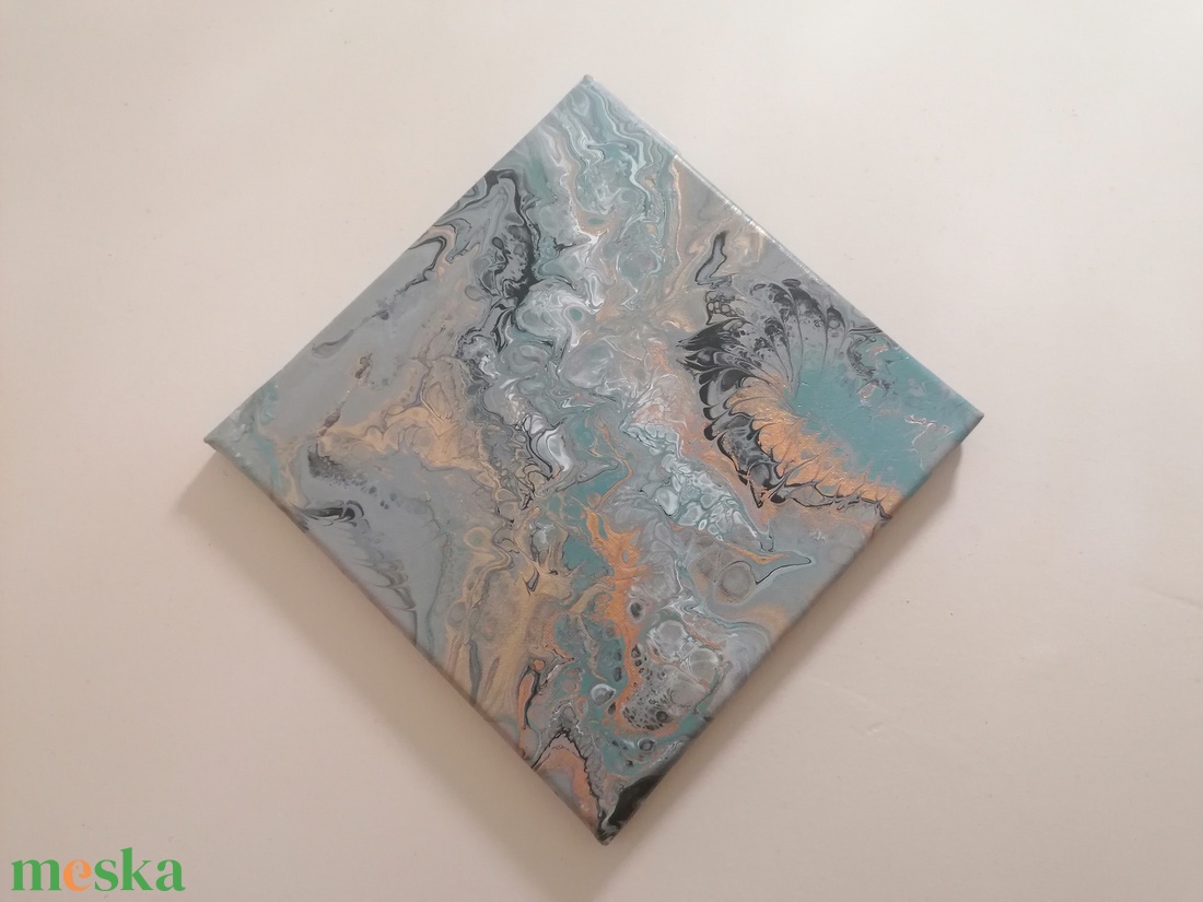 Egyedi Fluid art festmény  - művészet - festmény - akril - Meska.hu