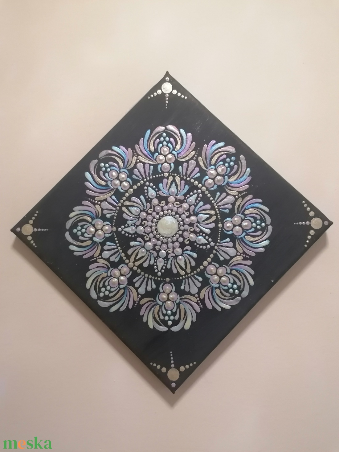 Egyedi mandala festmény  - művészet - festmény - akril - Meska.hu