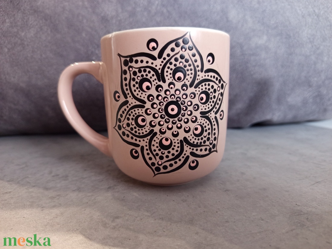Páros bögre mandala mintás  - otthon & életmód - konyhafelszerelés, tálalás - tálalás - bögre & csésze - Meska.hu