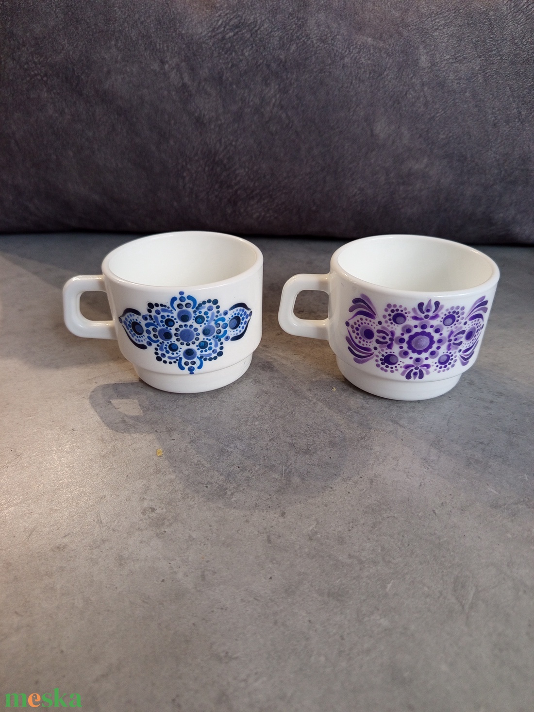 Kávés bögr�k mandala mintás  - otthon & életmód - konyhafelszerelés, tálalás - tálalás - bögre & csésze - Meska.hu