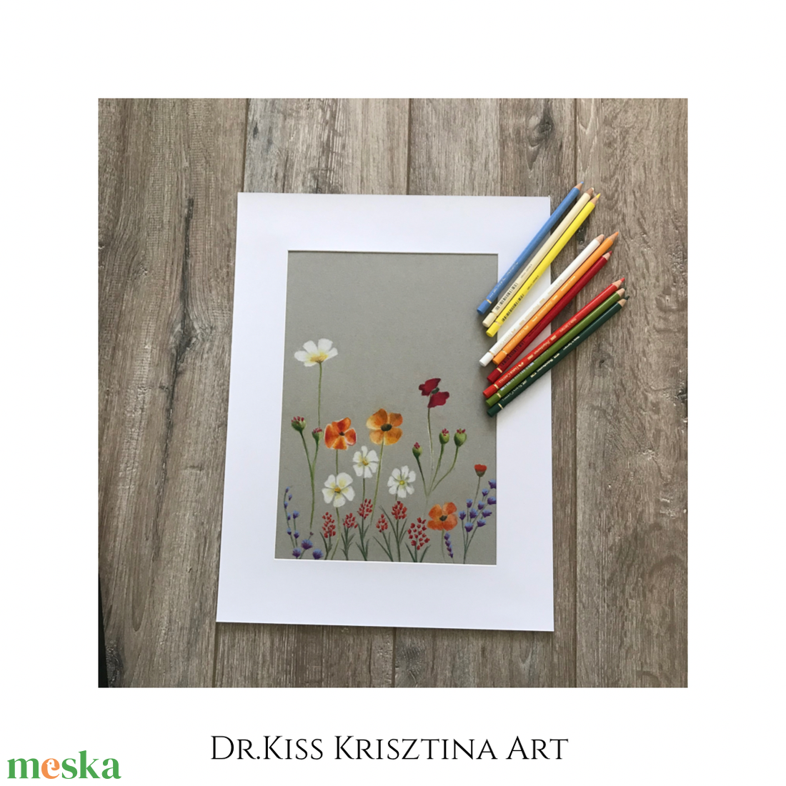 Virágosrét - Színes ceruza rajz - A/4 - művészet - grafika & illusztráció - ceruzarajz - Meska.hu Virágosrét - Színes ceruza rajz - A/4 - művészet - grafika & illusztráció - ceruzarajz - Meska.hu