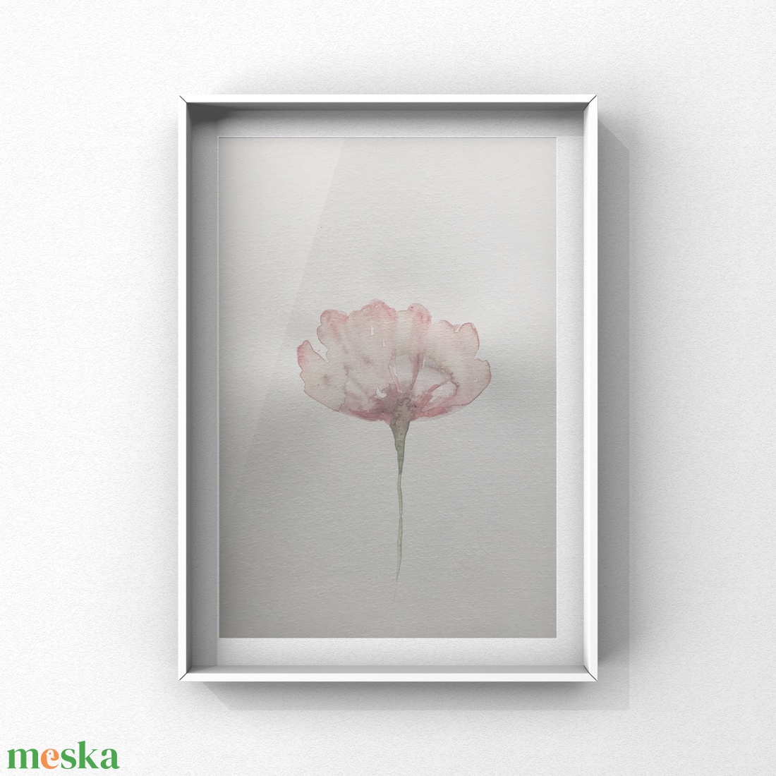 Pasztell színű virágok - Akvarell - 28x38cm - művészet - festmény - akvarell - Meska.hu