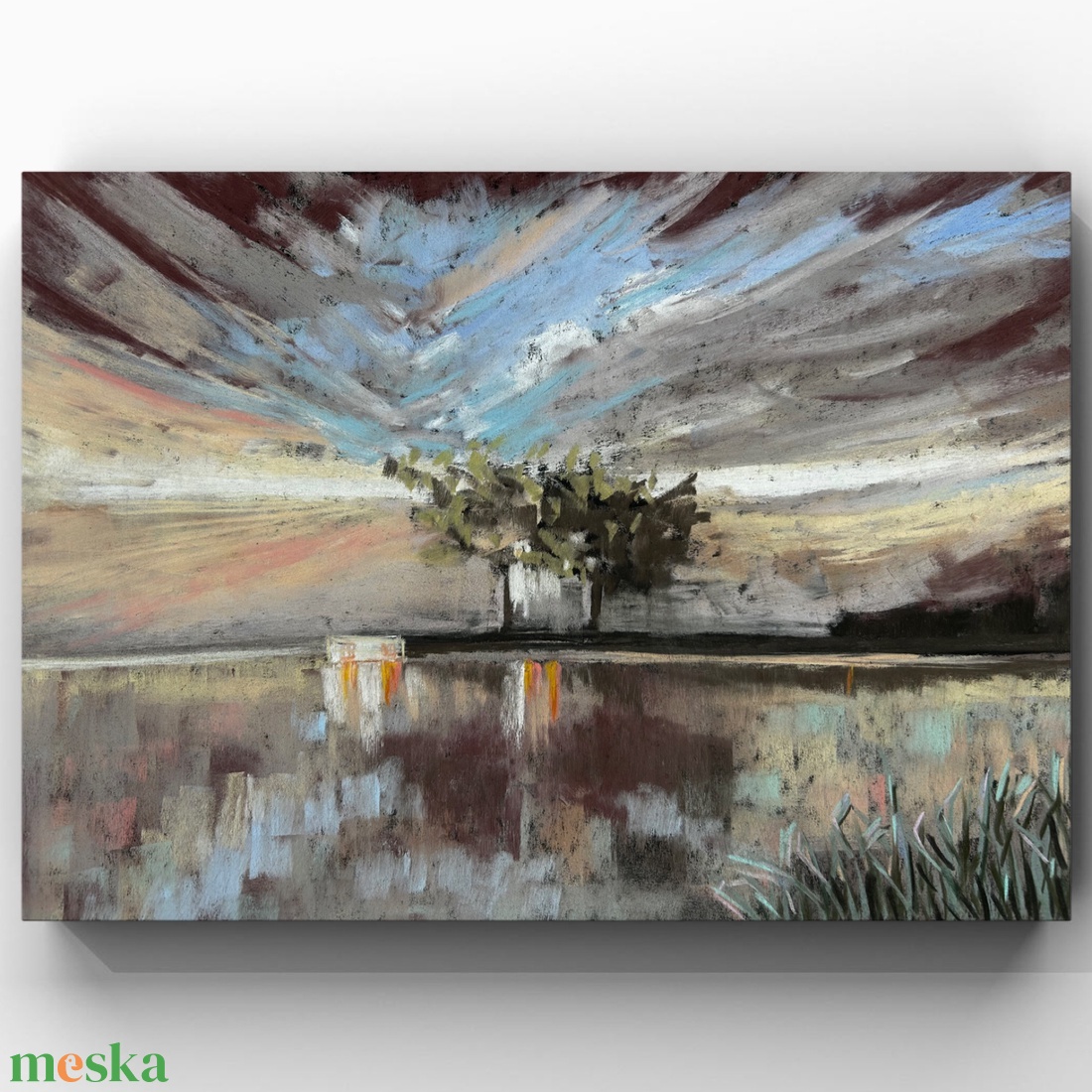 Tükröződés - A/3 - Pasztellfestmény - művészet - festmény - pasztell - Meska.hu Tükröződés - A/3 - Pasztellfestmény - művészet - festmény - pasztell - Meska.hu