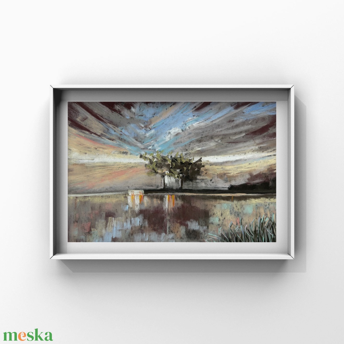 Tükröződés - A/3 - Pasztellfestmény - művészet - festmény - pasztell - Meska.hu Tükröződés - A/3 - Pasztellfestmény - művészet - festmény - pasztell - Meska.hu