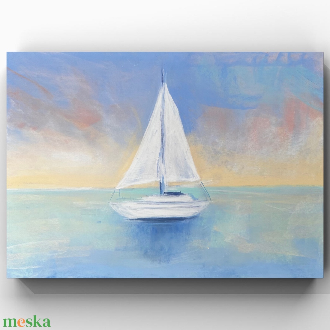 Balaton eszenciája - A/3 -  Vitorlás -  Pasztellfestmény  - művészet - festmény - pasztell - Meska.hu Balaton eszenciája - A/3 -  Vitorlás -  Pasztellfestmény  - művészet - festmény - pasztell - Meska.hu