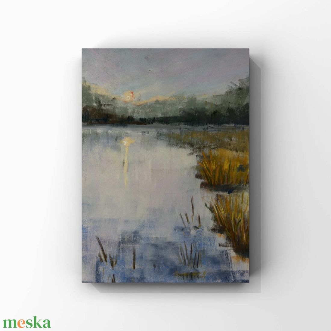 Pasztellfestmény - Szürkület - A/4 - 21x29,7cm  - művészet - festmény - pasztell - Meska.hu Pasztellfestmény - Szürkület - A/4 - 21x29,7cm  - művészet - festmény - pasztell - Meska.hu