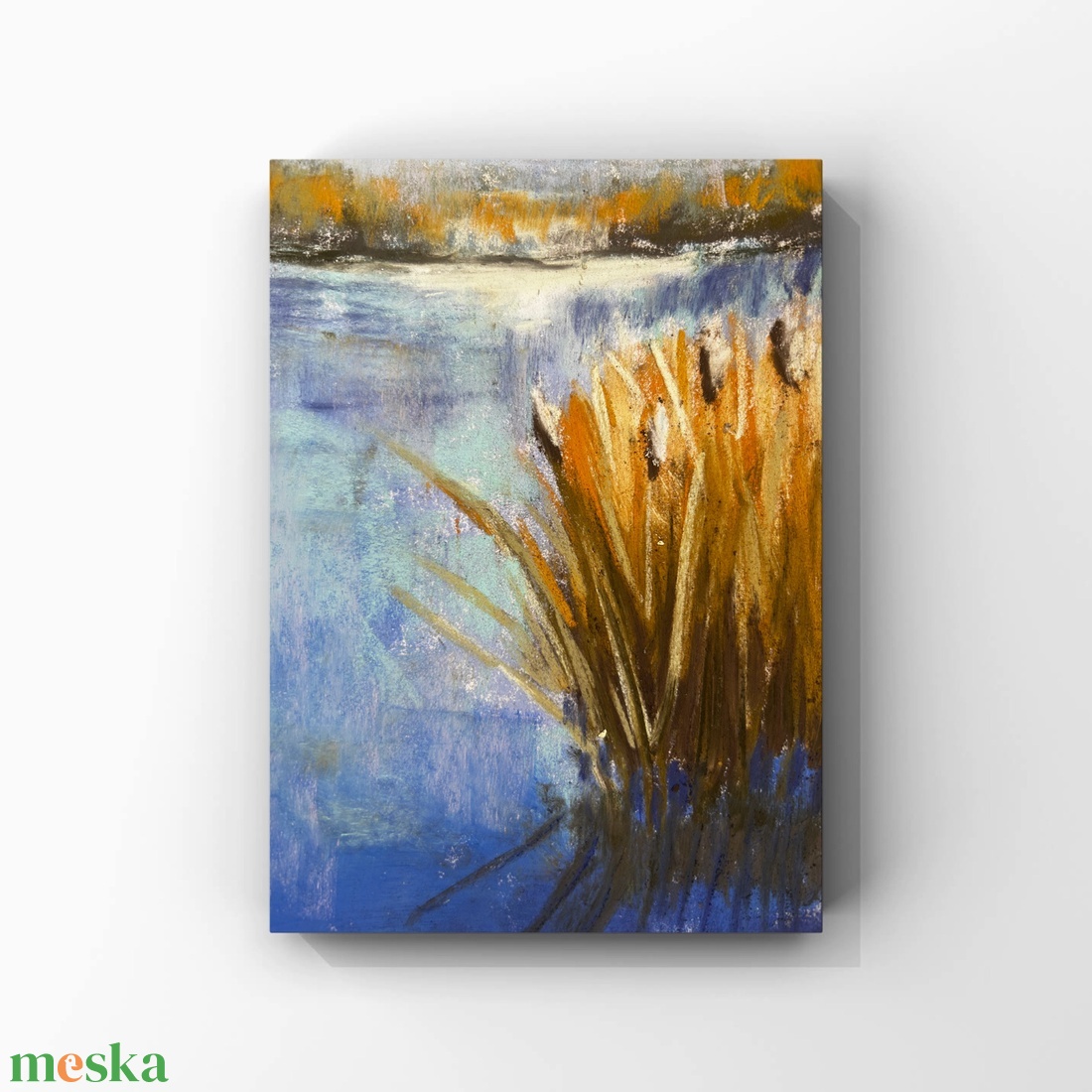 Pasztellfestmény - Nádas- 13x18 cm - művészet - festmény - pasztell - Meska.hu Pasztellfestmény - Nádas- 13x18 cm - művészet - festmény - pasztell - Meska.hu