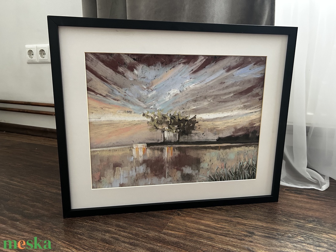 Tükröződés - A/3 - Pasztellfestmény - művészet - festmény - pasztell - Meska.hu