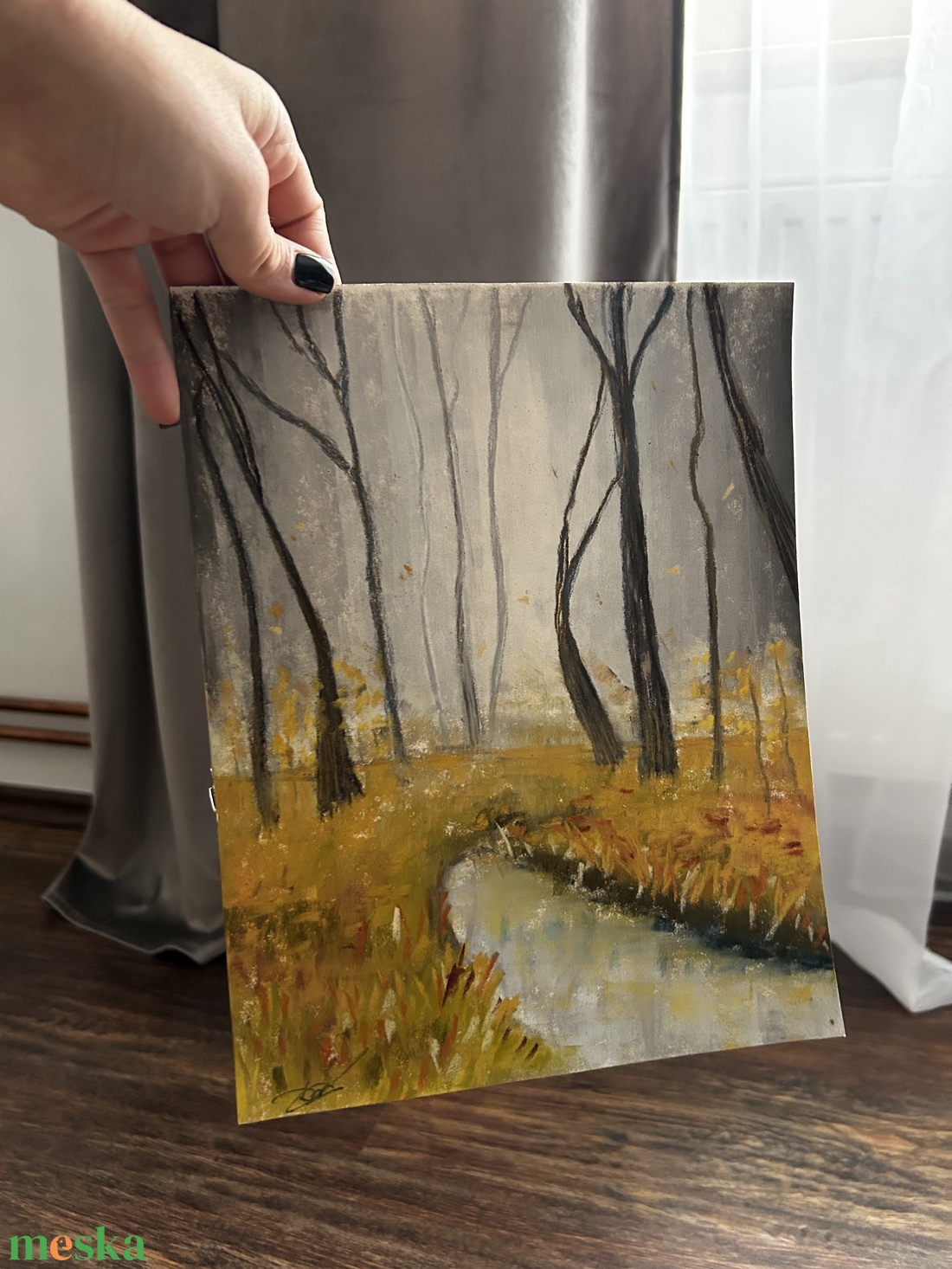 Pasztellfestmény -  Utam - 20x30cm - művészet - festmény - pasztell - Meska.hu