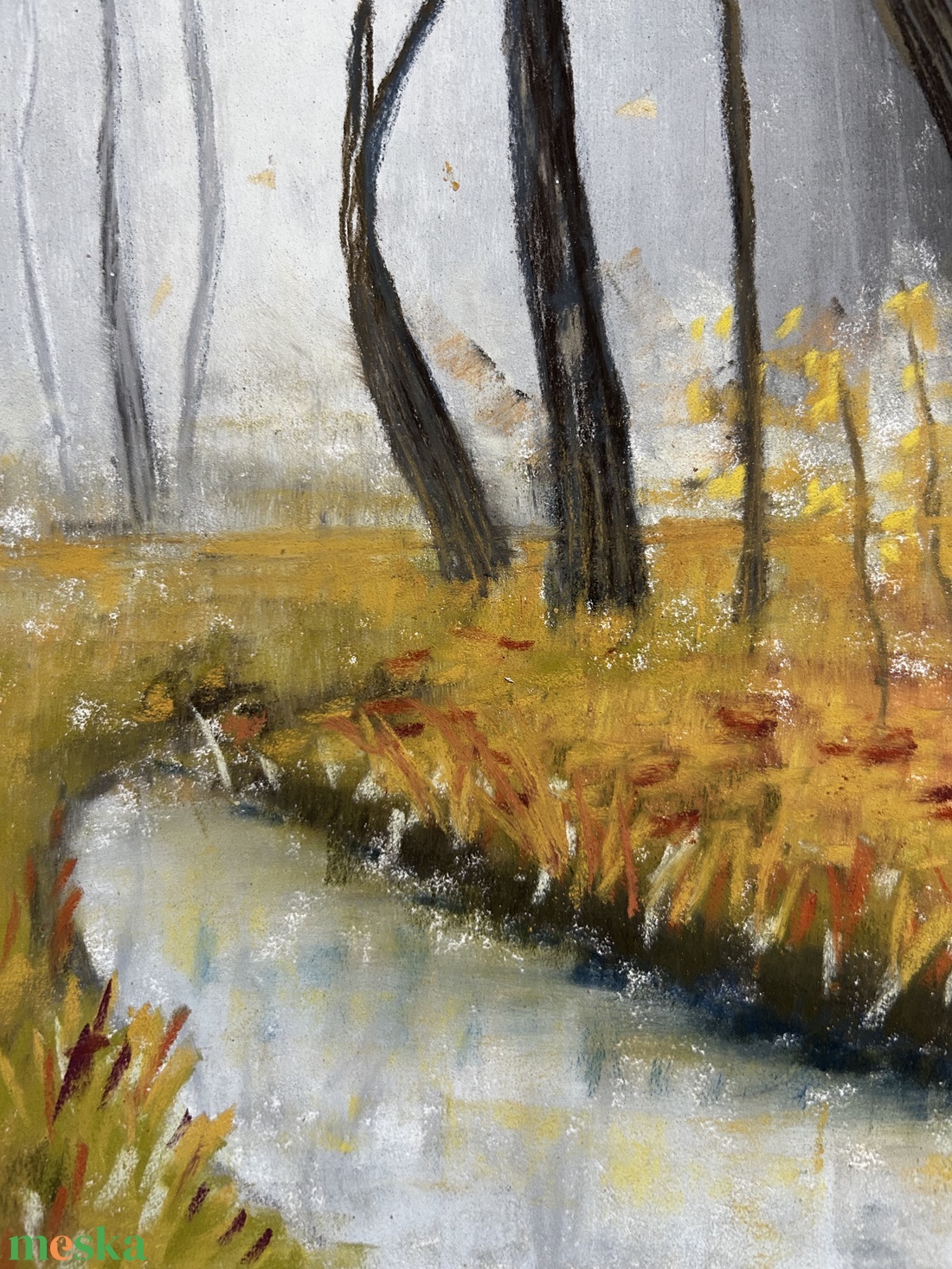 Pasztellfestmény -  Utam - 20x30cm - művészet - festmény - pasztell - Meska.hu