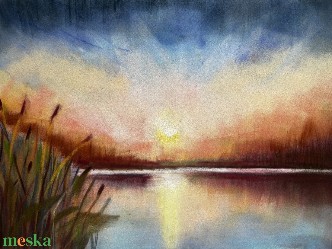 Pasztellfestmény -  Nézz fel - 24x32 cm - művészet - festmény - pasztell - Meska.hu