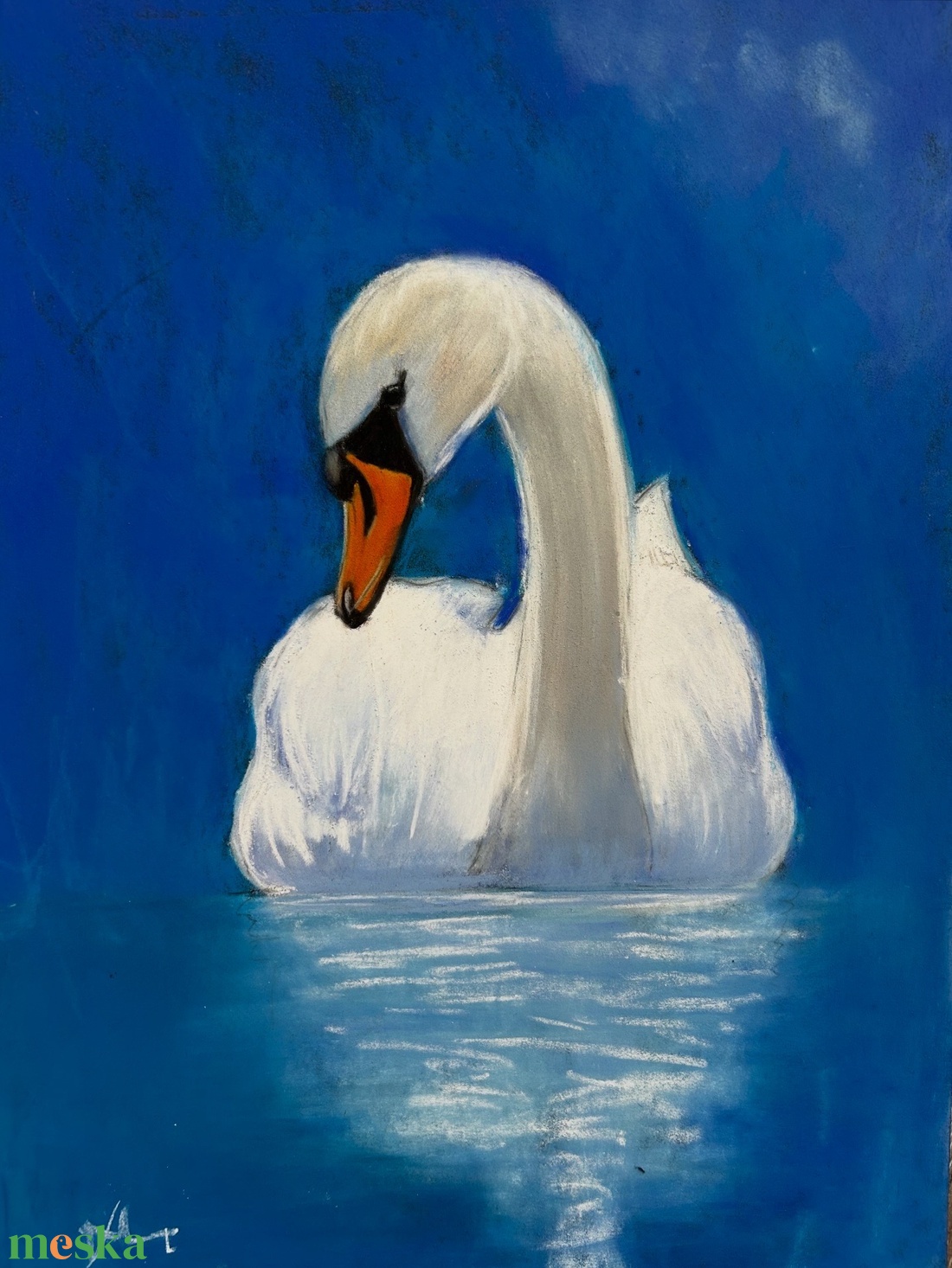 A rút kiskacsa - A/3 Pasztellfestmény - művészet - festmény - pasztell - Meska.hu