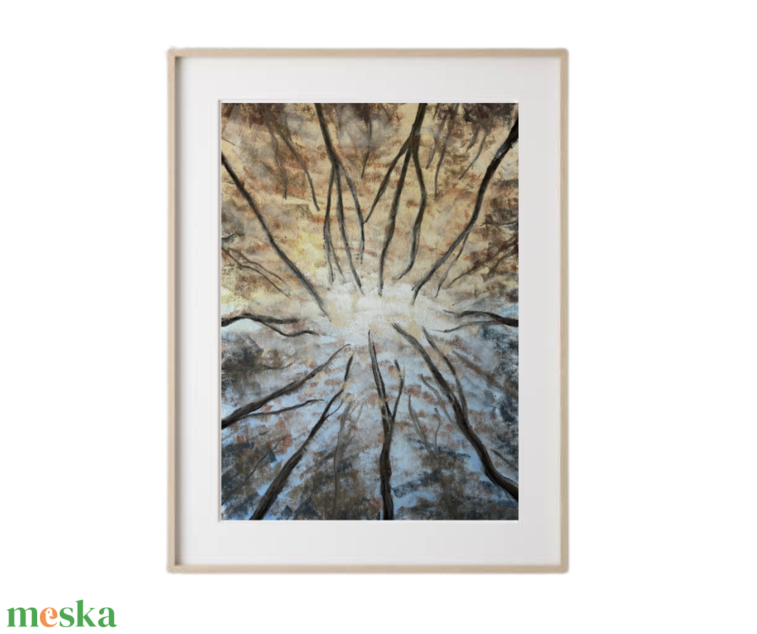 Pasztellfestmény -  Nézz fel - 20x30cm - művészet - festmény - pasztell - Meska.hu