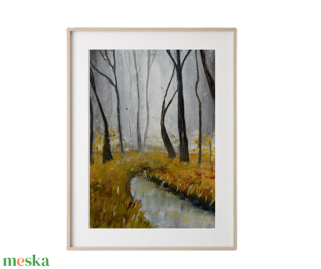 Pasztellfestmény -  Utam - 20x30cm - művészet - festmény - pasztell - Meska.hu