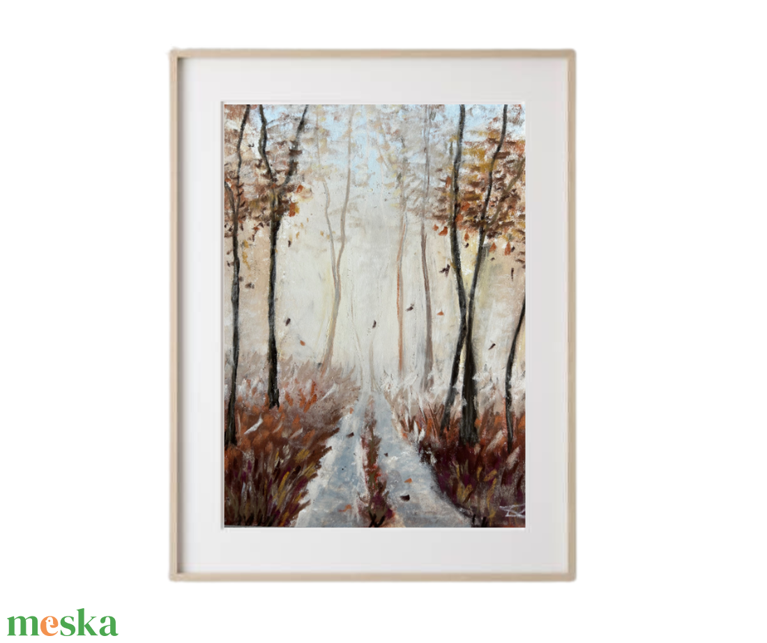 Pasztellfestmény -  Utam - 20x30cm - művészet - festmény - pasztell - Meska.hu