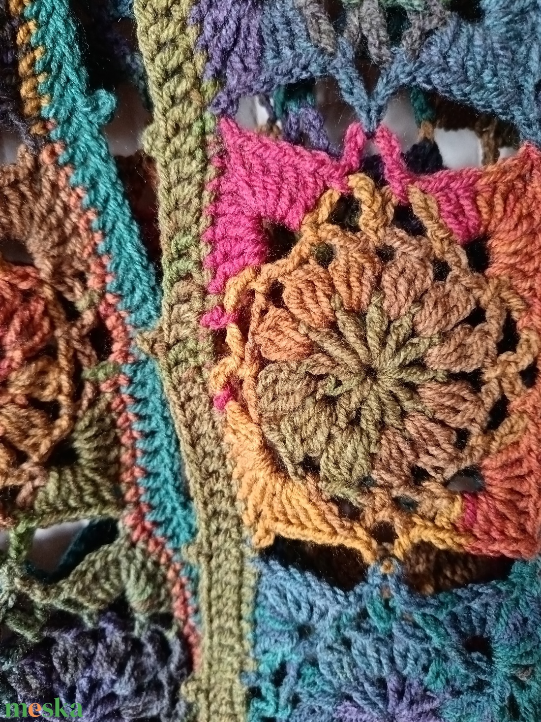 Őszi erdő horgolt kimonó - ruha & divat - női ruha - kardigánok - Meska.hu Őszi erdő horgolt kimonó - ruha & divat - női ruha - kardigánok - Meska.hu