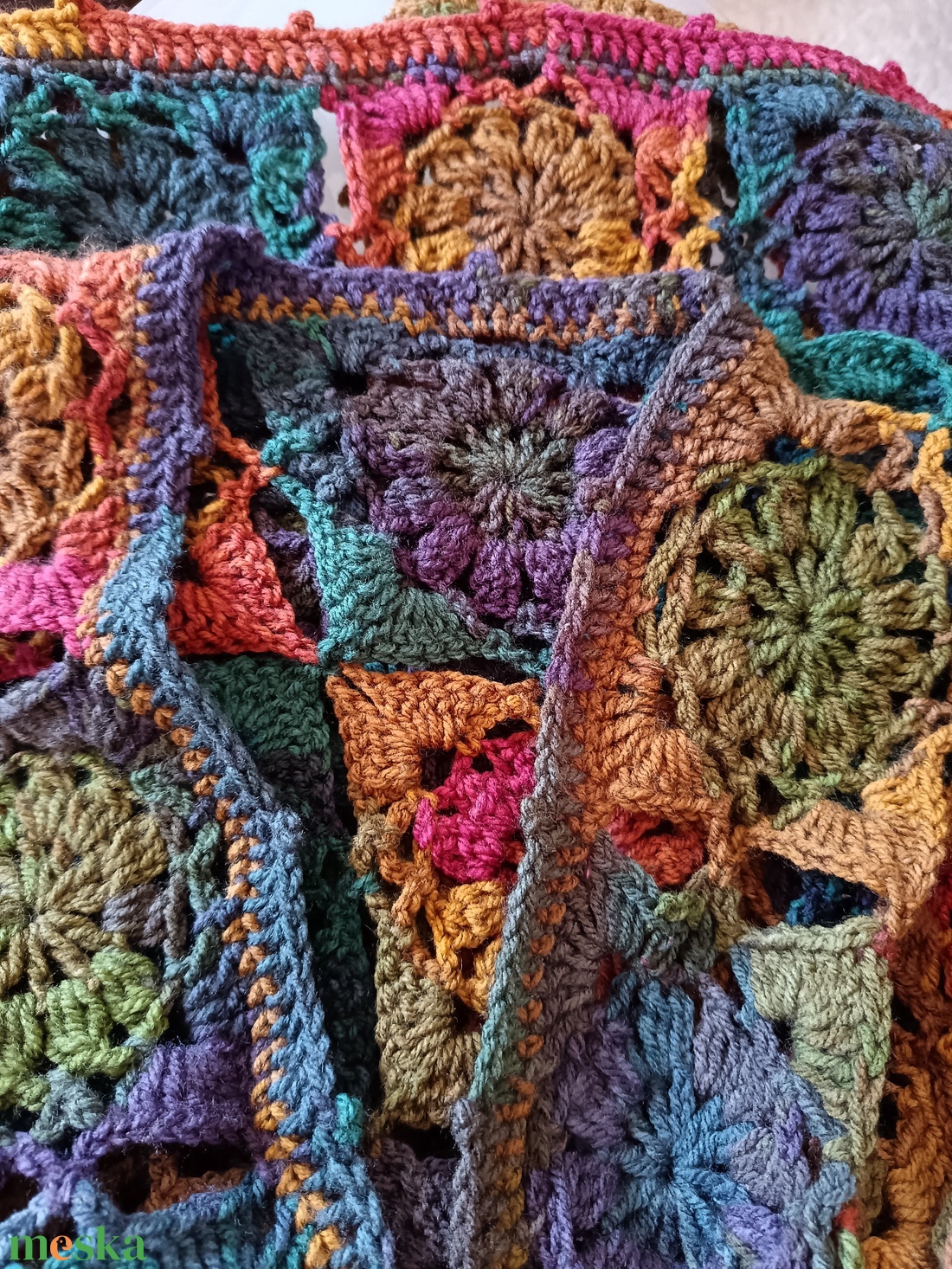 Őszi erdő horgolt kimonó - ruha & divat - női ruha - kardigánok - Meska.hu Őszi erdő horgolt kimonó - ruha & divat - női ruha - kardigánok - Meska.hu