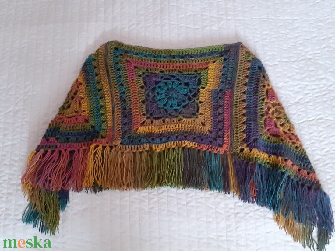 Poncsó  - ruha & divat - női ruha - poncsó - Meska.hu