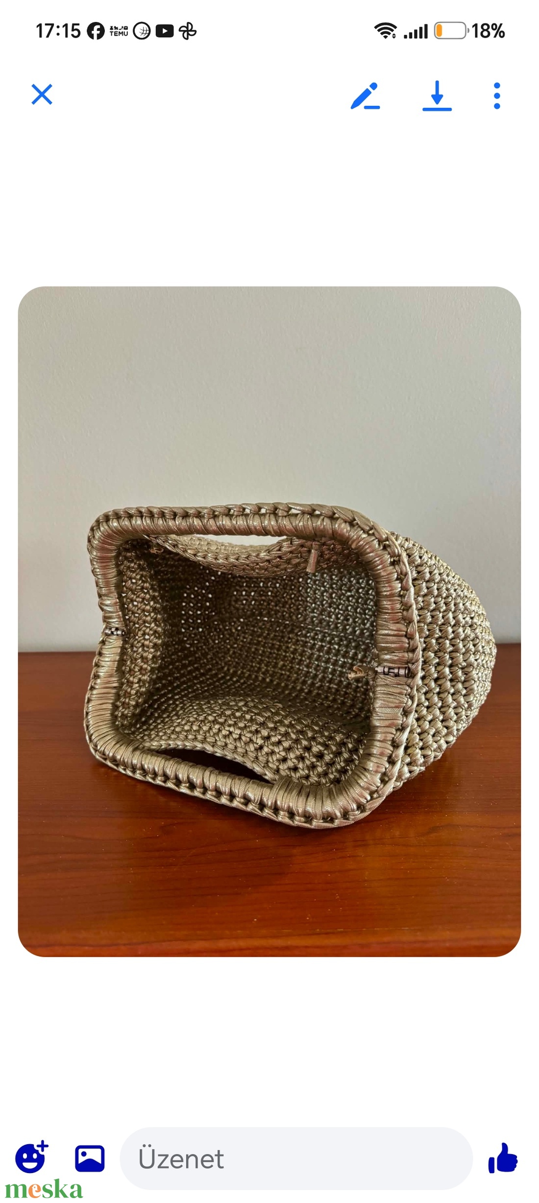 Arany clutch - táska & tok - kézitáska & válltáska - alkalmi táska - Meska.hu