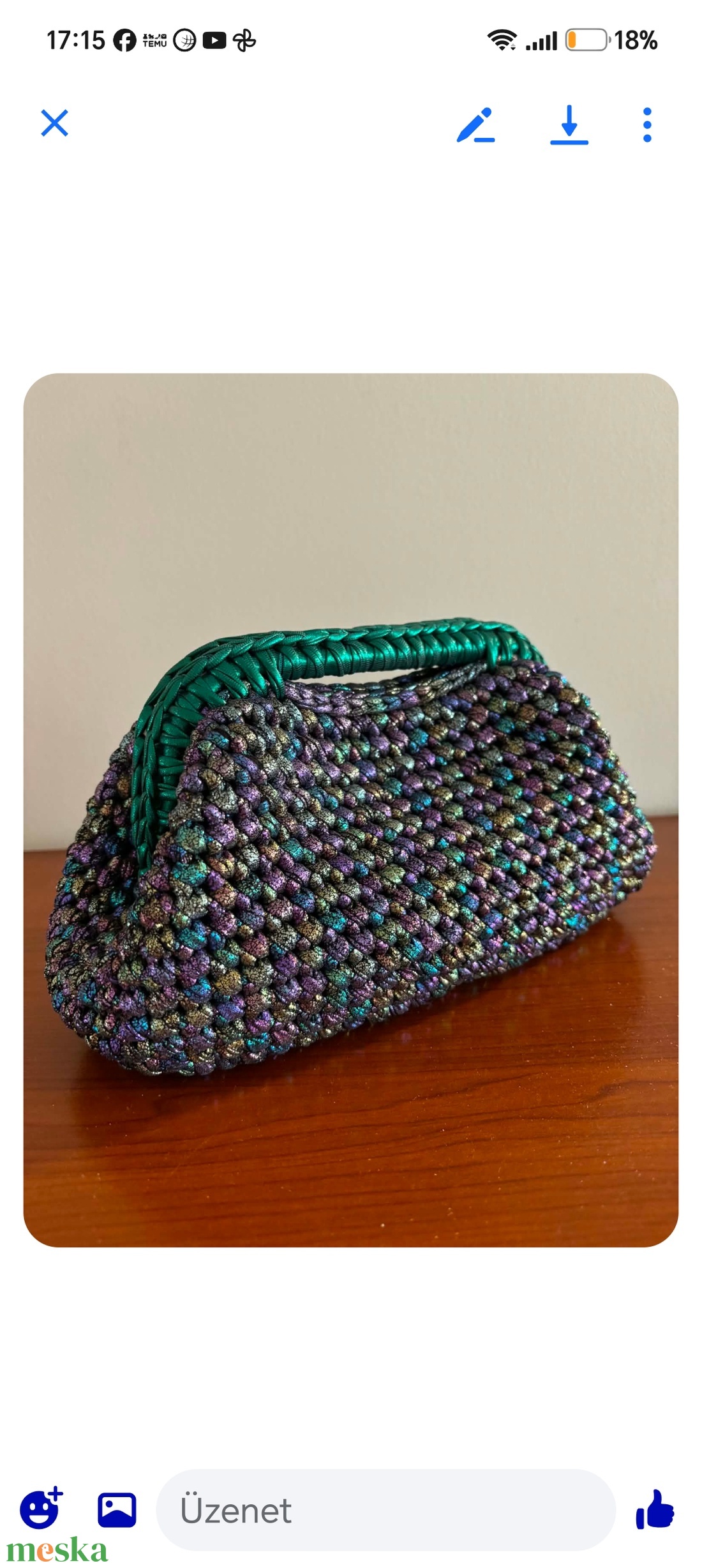 Mirage clutch - táska & tok - kézitáska & válltáska - alkalmi táska - Meska.hu