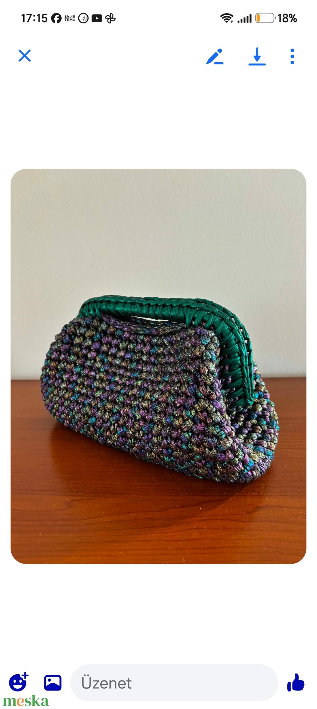 Mirage clutch - táska & tok - kézitáska & válltáska - alkalmi táska - Meska.hu