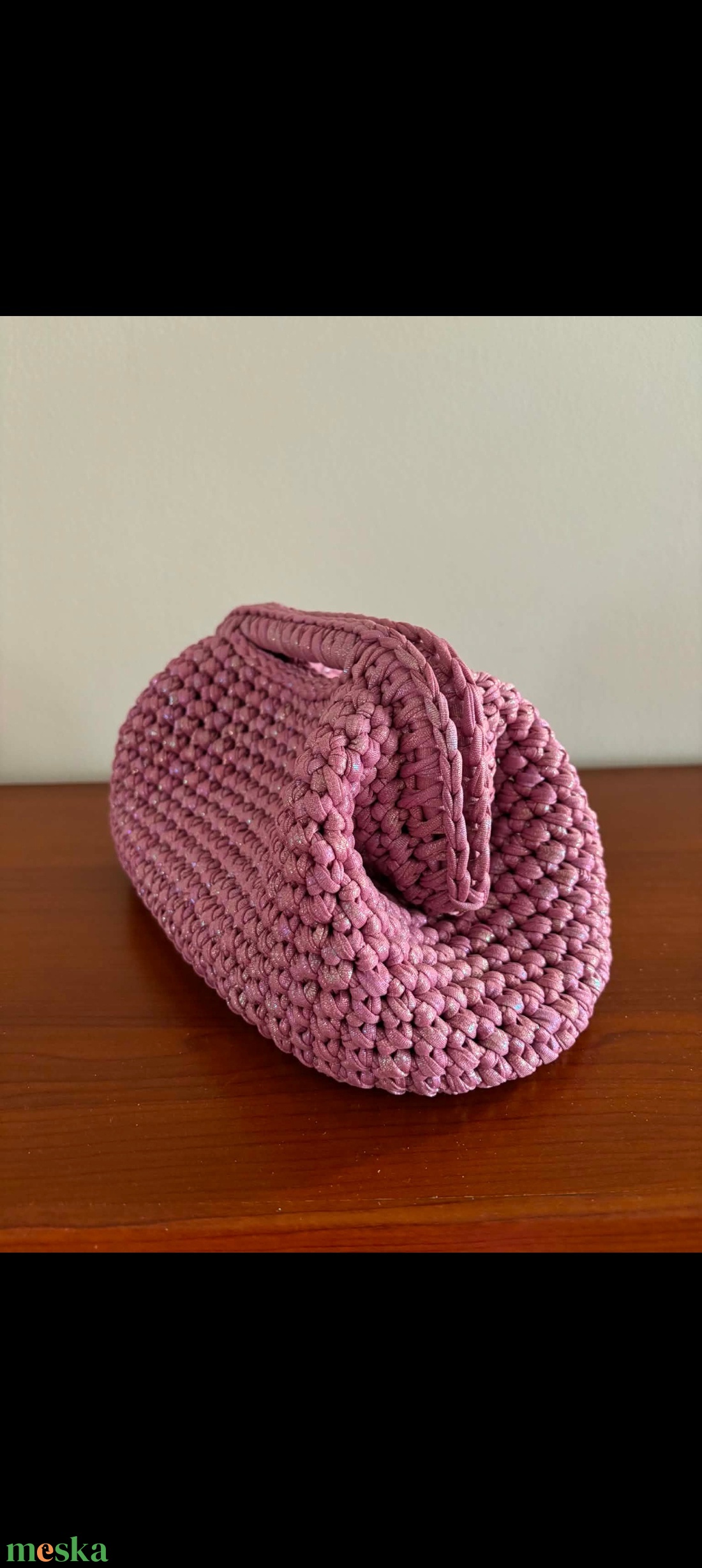 Shimmery pink clutch - táska & tok - kézitáska & válltáska - alkalmi táska - Meska.hu