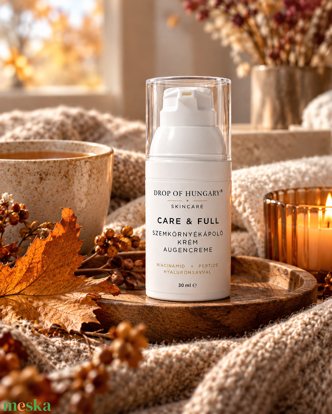 CARE and FULL szemkörnyékápoló krém 30ml - szépségápolás - arcápolás - szemkörnyékápolás - Meska.hu
