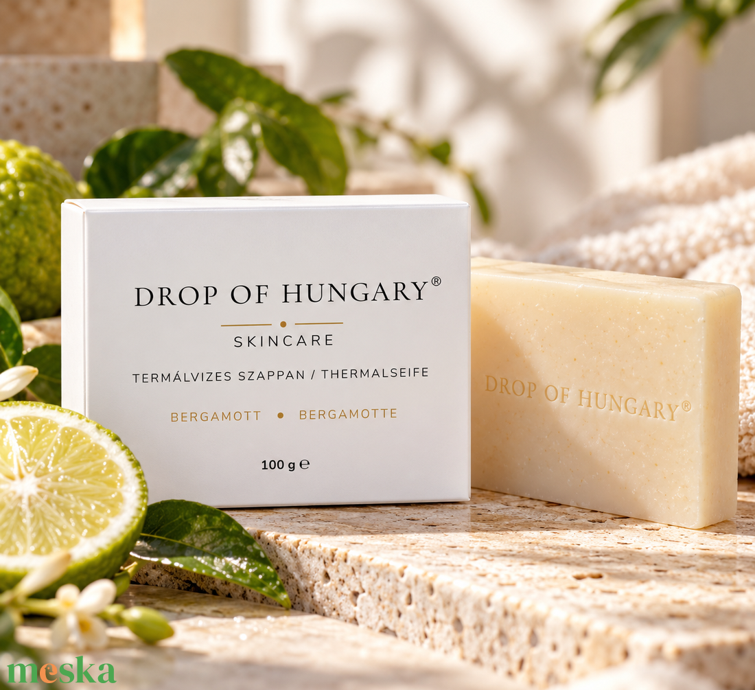 Termálvizes natúr szappan bergamot illattal (100 g) - szépségápolás - szappan & fürdés - kézműves szappan - Meska.hu