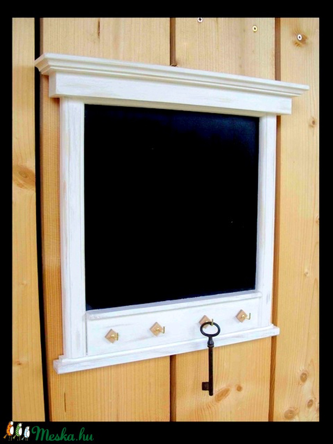 Üzenőtábla kulcstartó Üzenőfal dekoráció lakberendezés otthon vintage fali kulcstartó antikolt tároló fali akasztó -  - Meska.hu