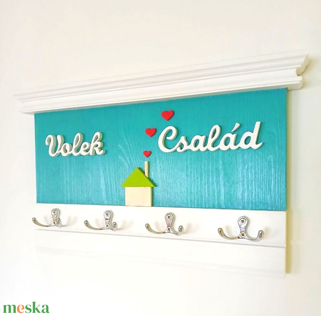 Előszoba fali kulcstartó - otthon & életmód - dekoráció - fali és függő dekoráció - fali kulcstartó - Meska.hu