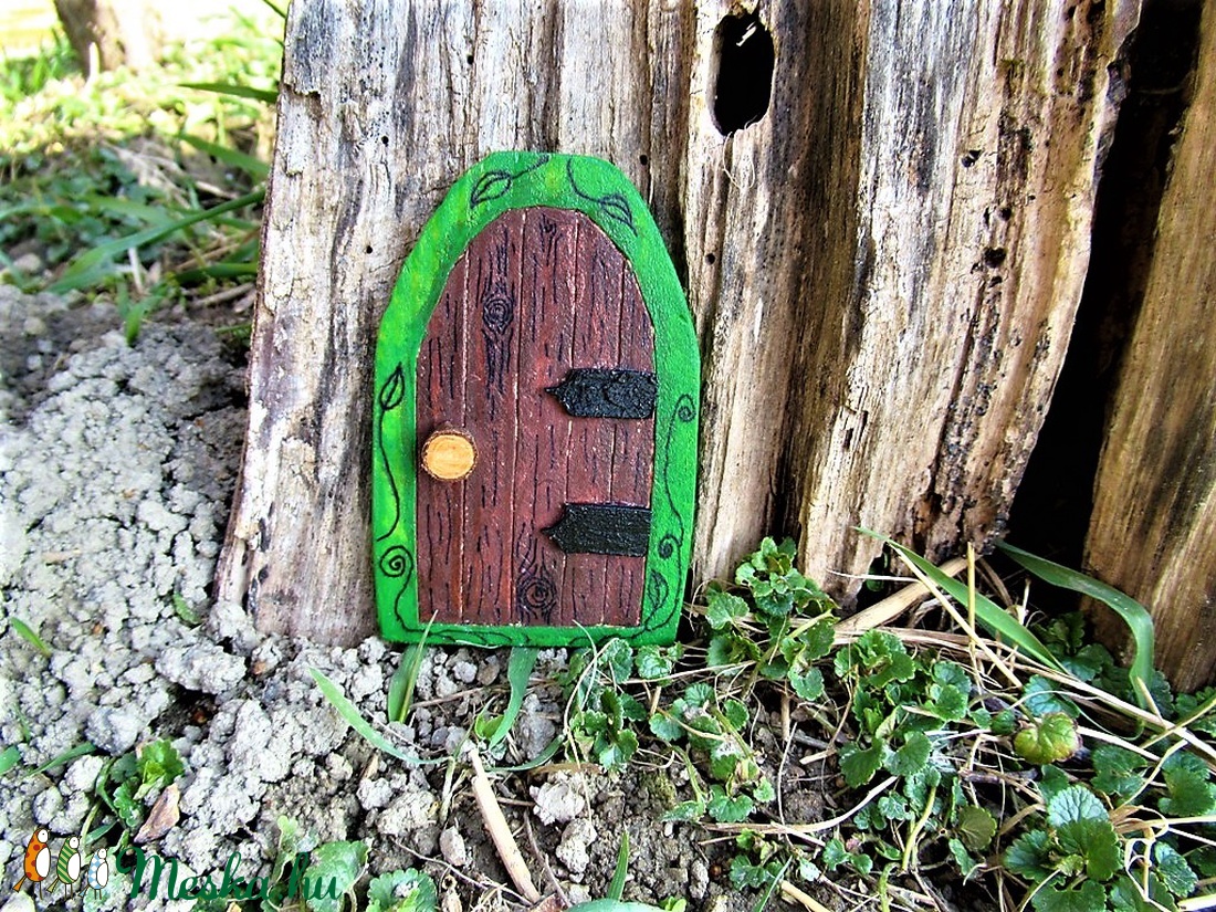 Tündér ajtó titkos ajtó manó ajtó - otthon & életmód - ház & kert - kerti dísz - Meska.hu