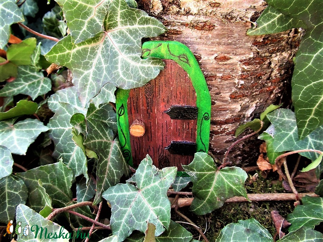 Tündér ajtó titkos ajtó manó ajtó - otthon & életmód - ház & kert - kerti dísz - Meska.hu