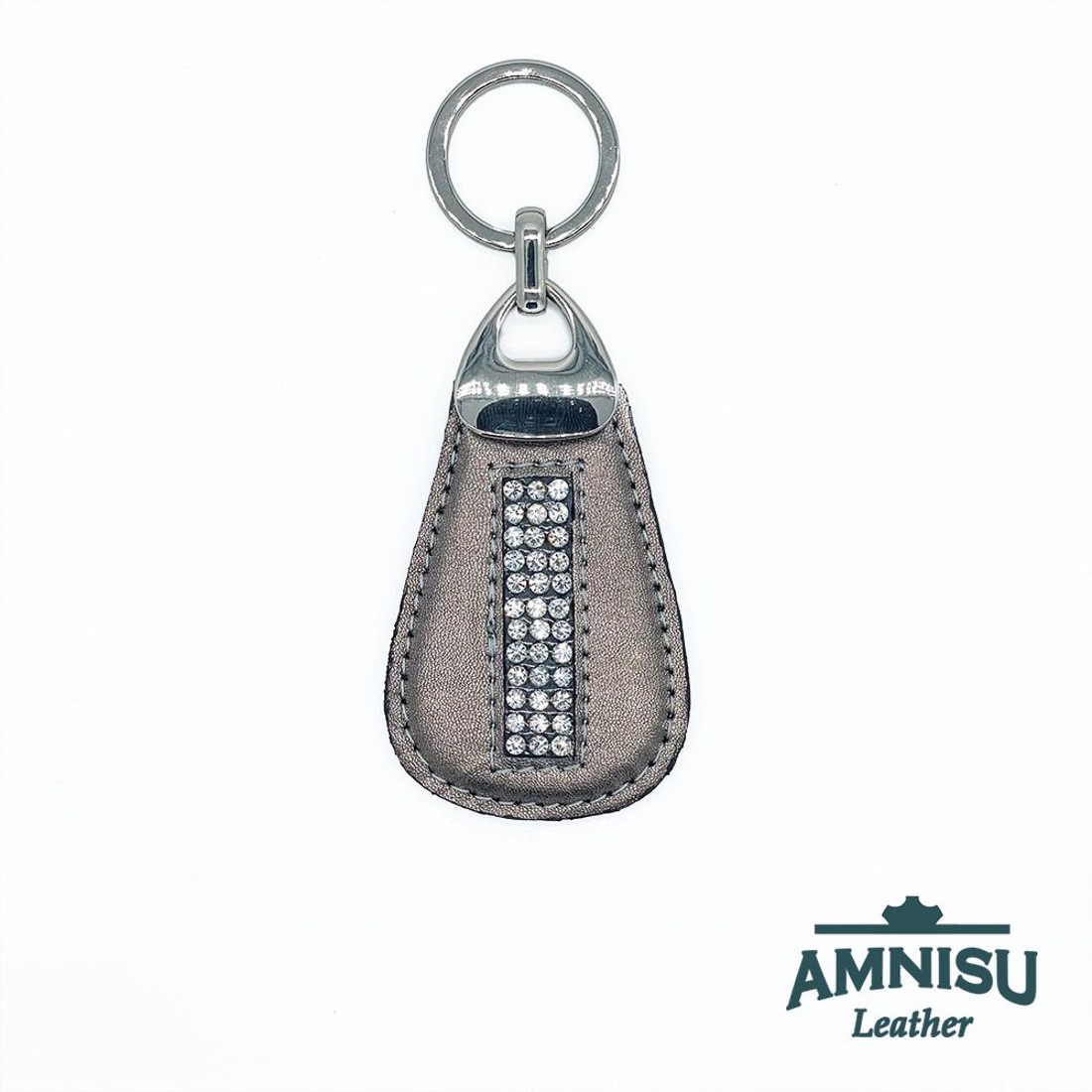 Bronz csepp alakú kristály köves kulcstartó H9014 - táska & tok - kulcstartó & táskadísz - kulcstartó - Meska.hu