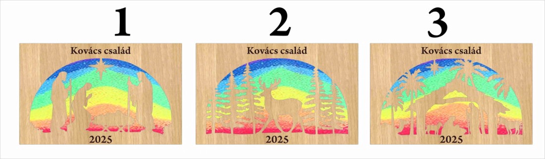 Karácsonyi homoköntés Betlehem - esküvő - nászajándék - Meska.hu