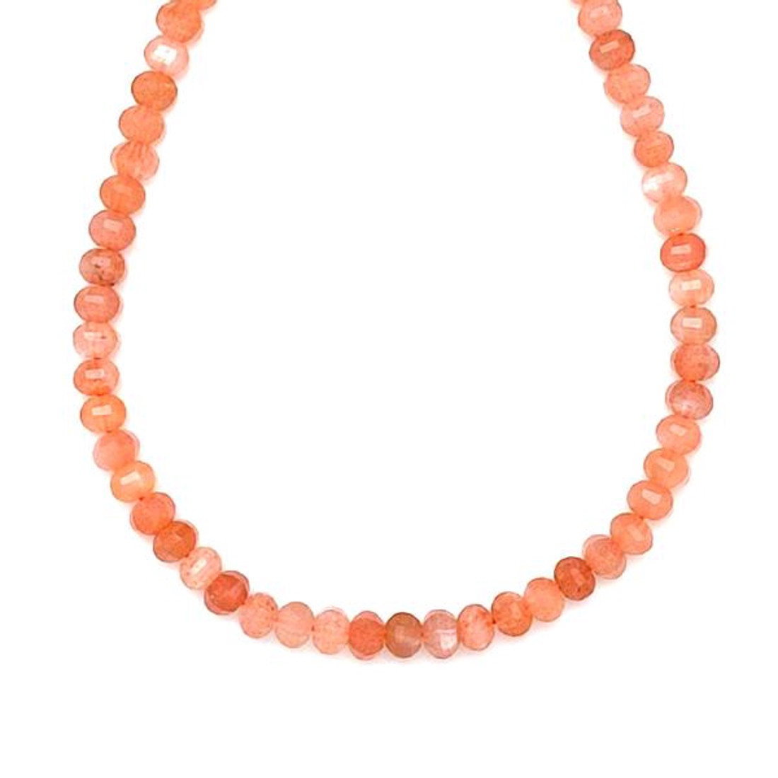 Napkő fazettált korong 5x4mm� ékszerkészítő alapanyag (füzér) - kellékek & szerszámok - ásvány alapanyag - ásványfüzér - Meska.hu