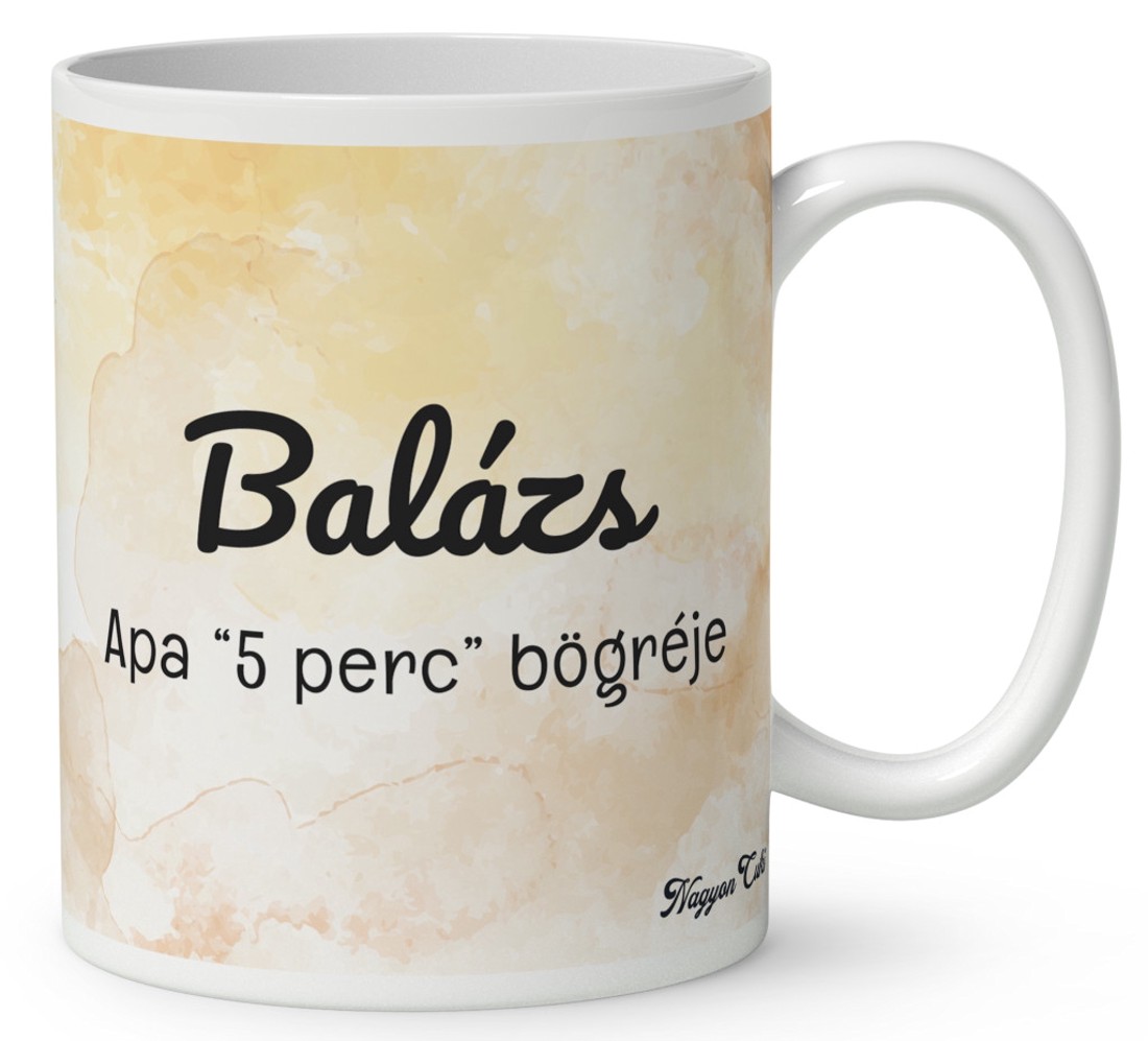 Névvel kérhető - Cuki lajhár Apa és három kis lajhár mintás bögre - otthon & életmód - konyhafelszerelés, tálalás - tálalás - bögre & csésze - Meska.hu