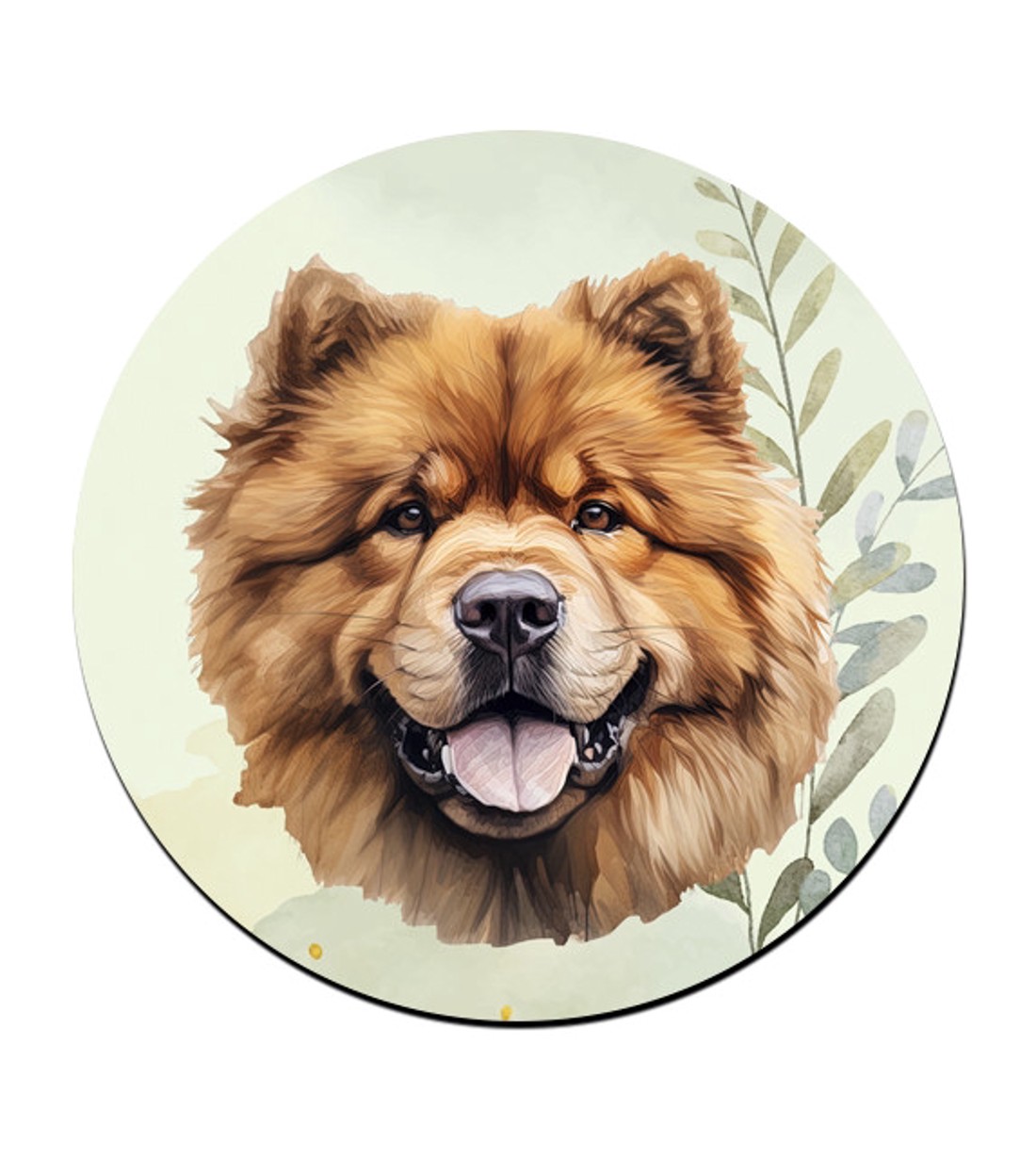 Csau Csau portré mintás bögre alátét -  - Meska.hu