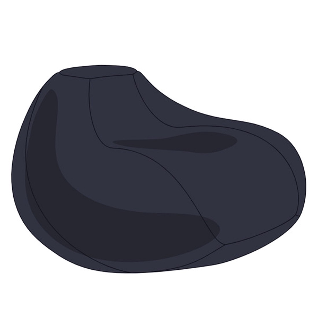 Navy Grandiózus Babzsákfotel Huzat - otthon & életmód - bútor - babzsák - babzsák huzat - Meska.hu