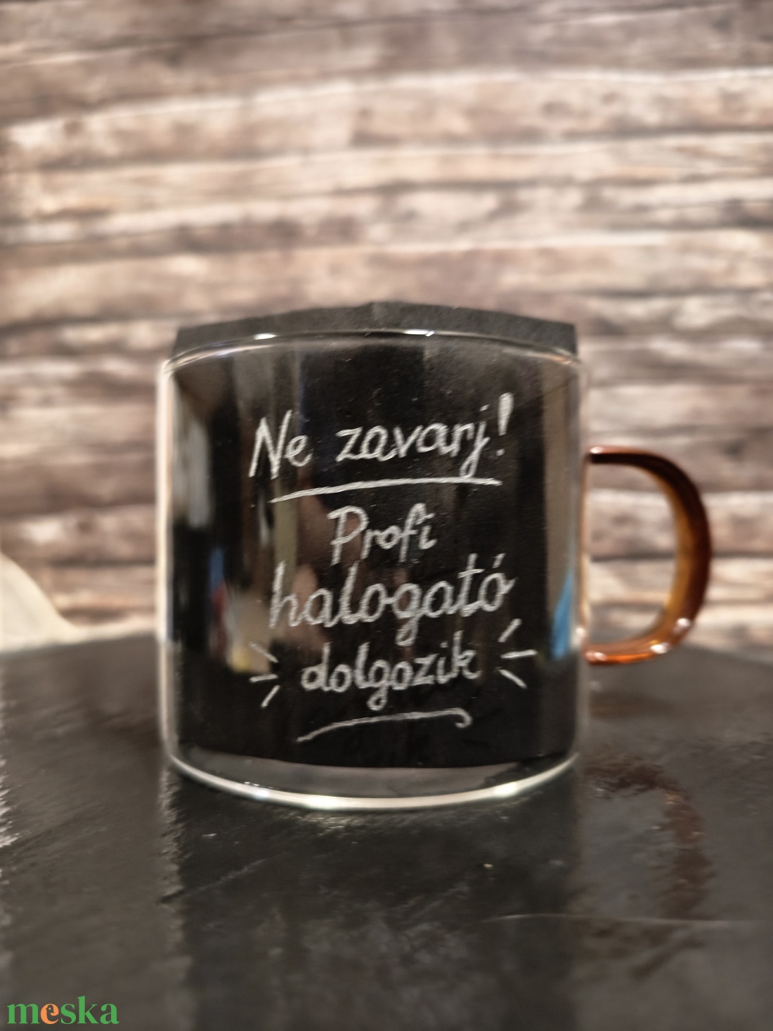 Üveg bögre  - otthon & életmód - konyhafelszerelés, tálalás - tálalás - teás- és kávés pohár, készlet - Meska.hu